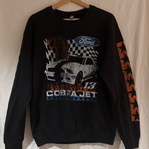 Ford Cobra Jet Black Sweatshirt size medium